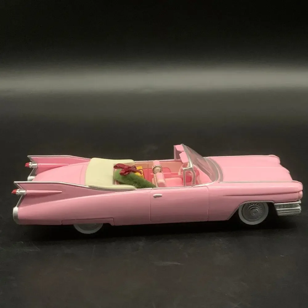Vintage 1959 Cadillac De Ville Convertible Pink Car 1996 Hallmark Ornament